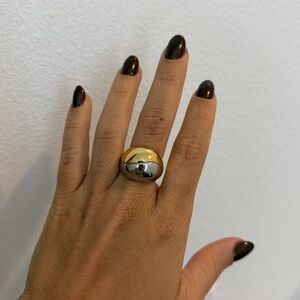 Calvin Klein Chunky Two-Tone Ring